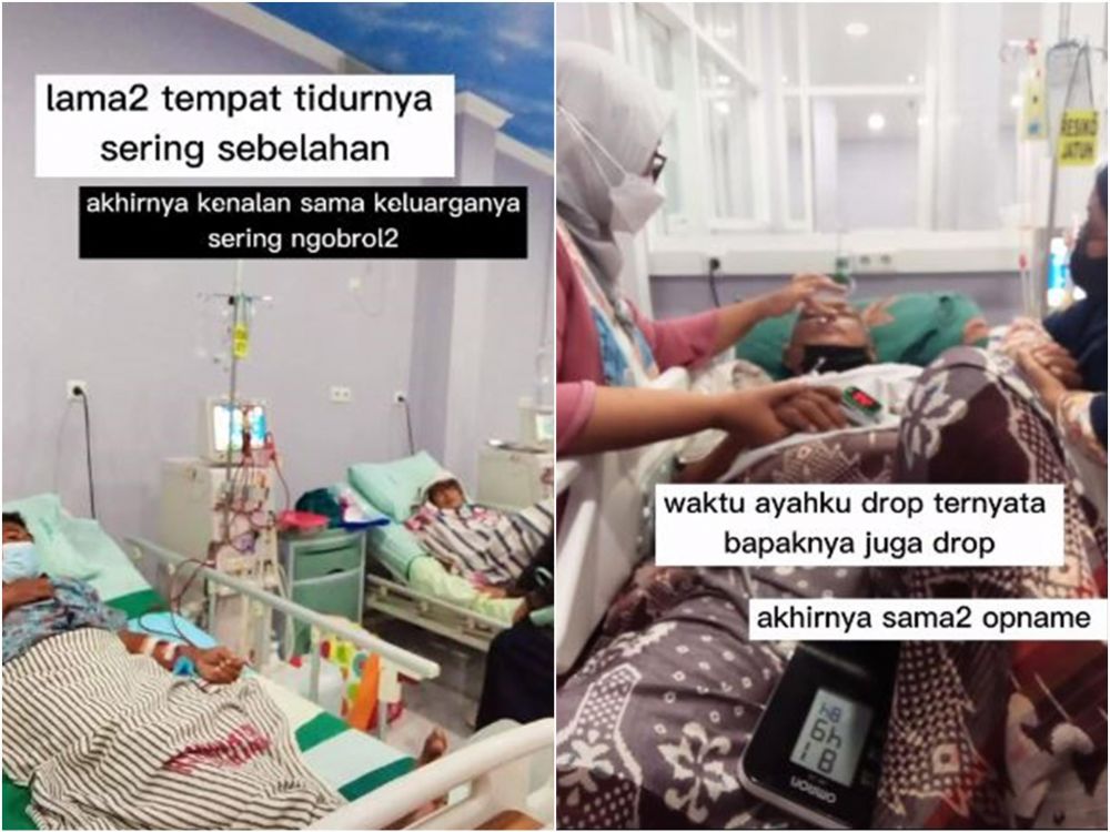 Viral kisah wanita bertemu jodoh, berawal dari antar ayah cuci darah