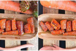Resep honey roasted carrots, camilan sehat, manis, dan praktis