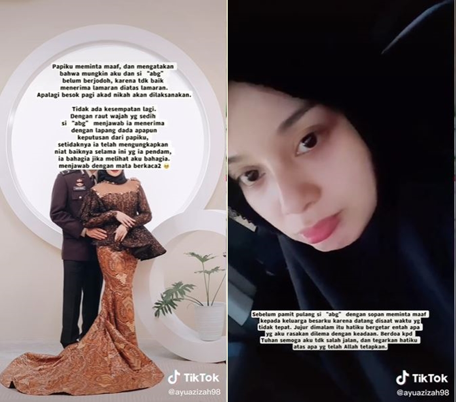Kisah wanita dilamar pria lain saat H-1 akad nikah, reaksinya disorot
