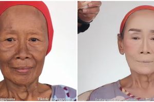 11 Transformasi nenek 68 tahun dirias pengantin, wajah jadi mulus