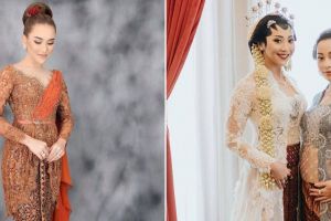 Adu gaya 11 seleb hadiri pernikahan adik, Raline Shah anggun berkebaya