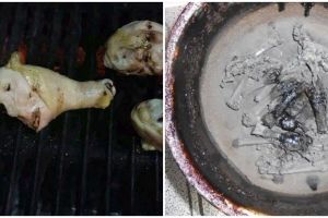 15 Potret lucu masakan ayam bentuknya nyeleneh, yakin masih selera?