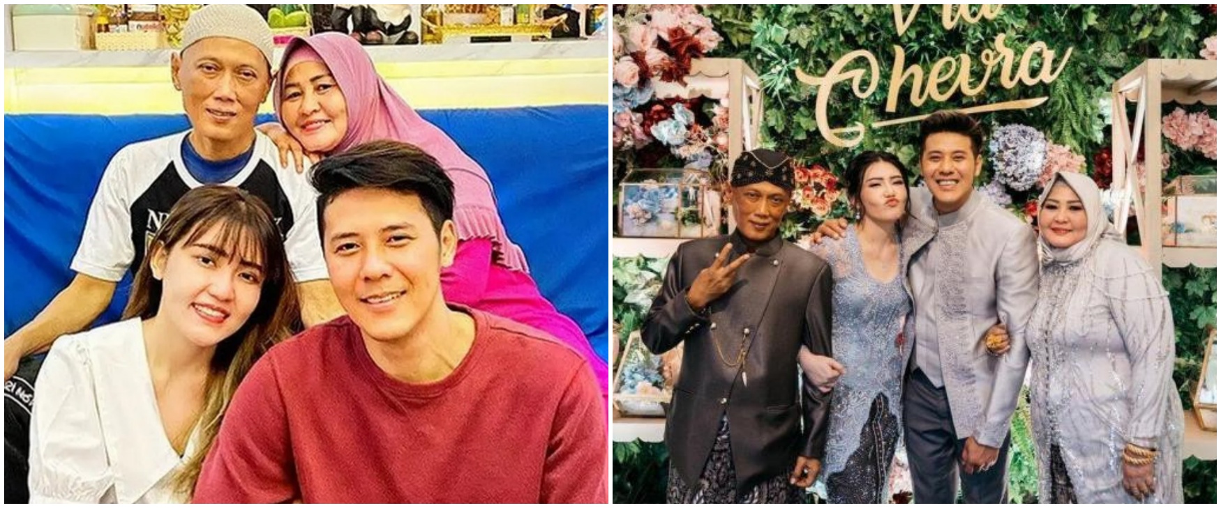 Resmi lamaran, 10 momen kedekatan Chevra dengan keluarga Via Vallen