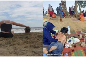 13 Tingkah absurd orang pas liburan ini lucunya bikin tepuk jidat