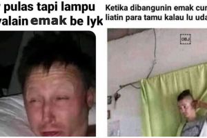 11 Momen lucu saat dibangunin emak ini relate banget
