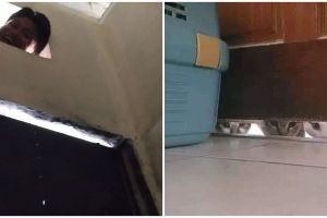 13 Momen lucu ada yang ngintip, bikin kaget seketika