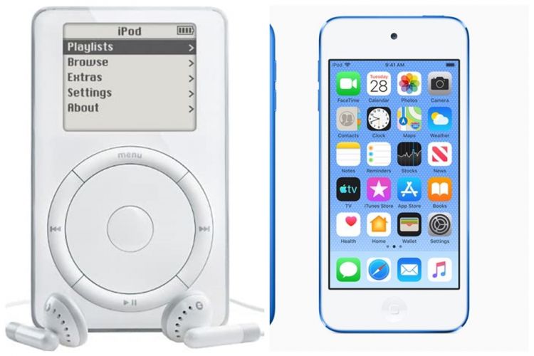 15 Penampakan iPod dari masa ke masa, pensiun setelah 21 tahun eksis