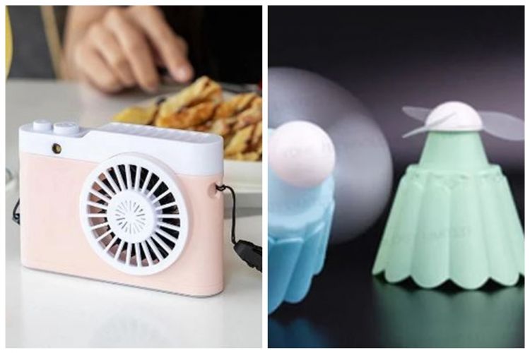 15 Kipas angin mini ini punya desain lucu dan unik, minat beli?