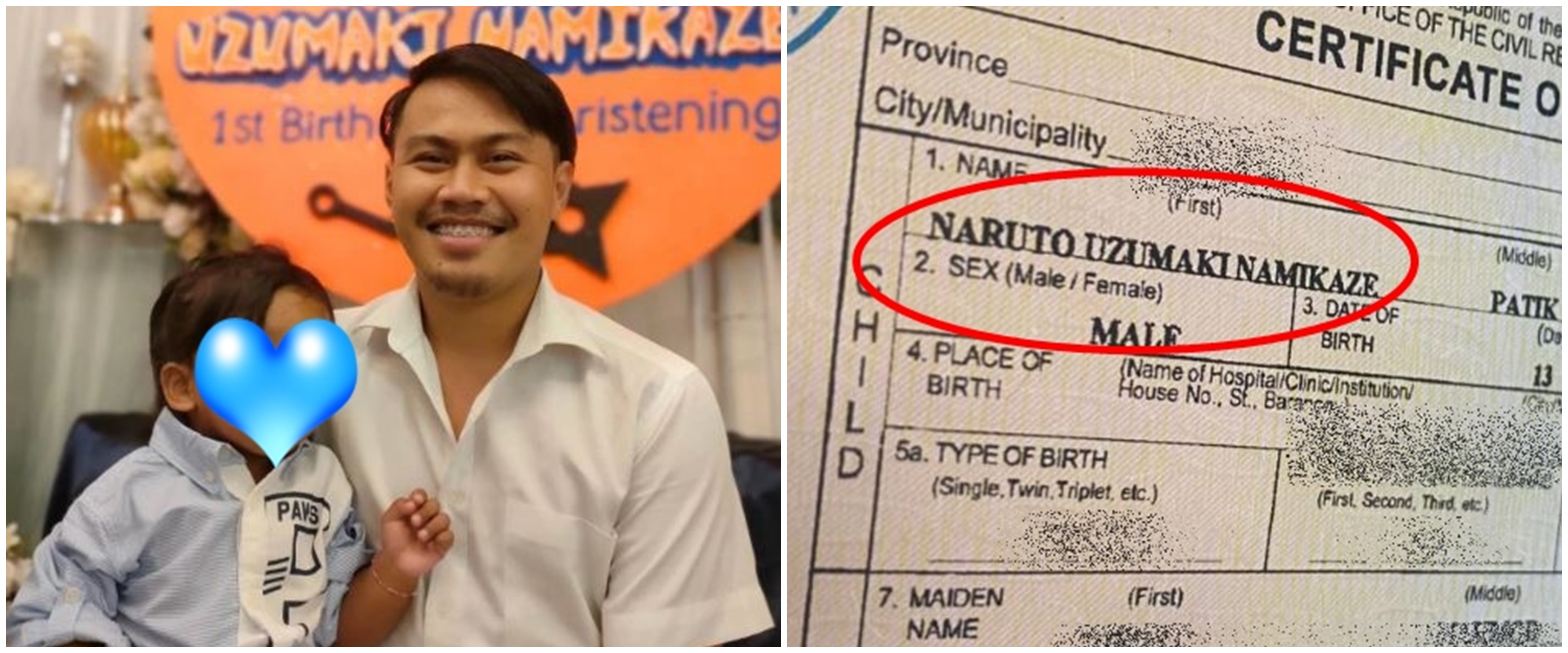 Suka anime, pria ini beri nama anaknya Naruto Uzumaki Namikaze