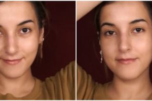 Transformasi Tasya Farasya sebelum dan usai makeup, bak Miss Universe