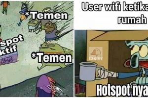 13 Meme kocak minta hotspot teman ini bikin tepuk jidat