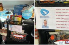 Sediakan snack & obat gratis, aksi driver taksi online ini bikin salut