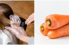 13 Cara mewarnai rambut pakai bahan alami, bisa gunakan wortel