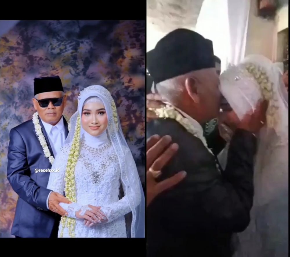 Cinta beda usia, kakek nikahi gadis 19 tahun dengan mahar fantastis