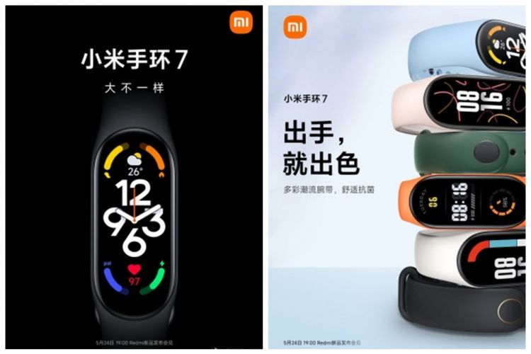 Spesifikasi lengkap Xiaomi Mi Band 7, hadir dengan layar AMOLED & NFC