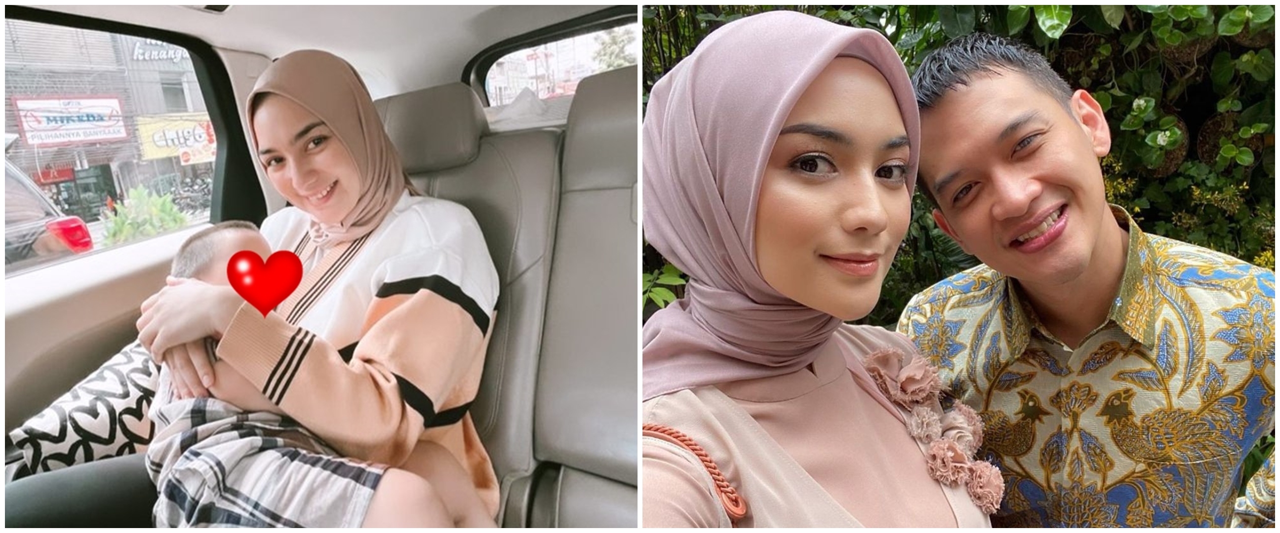 Tanpa Rezky Aditya, ini 7 potret Citra Kirana temani Attar vaksin