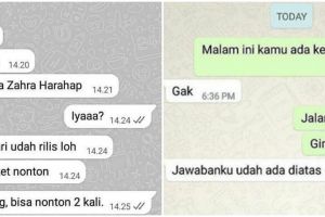 13 Chat lucu ngajak gebetan jalan, balesannya nggak sesuai ekspektasi