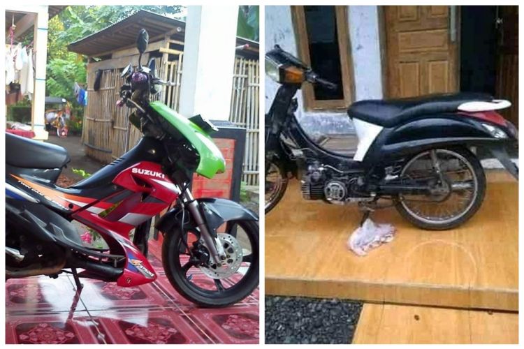 20 Potret nyeleneh gabungan variasi body motor, bentuknya bikin ketawa