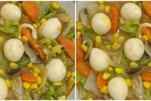 Resep capcay telur puyuh, gurih, lezat, dan sederhana