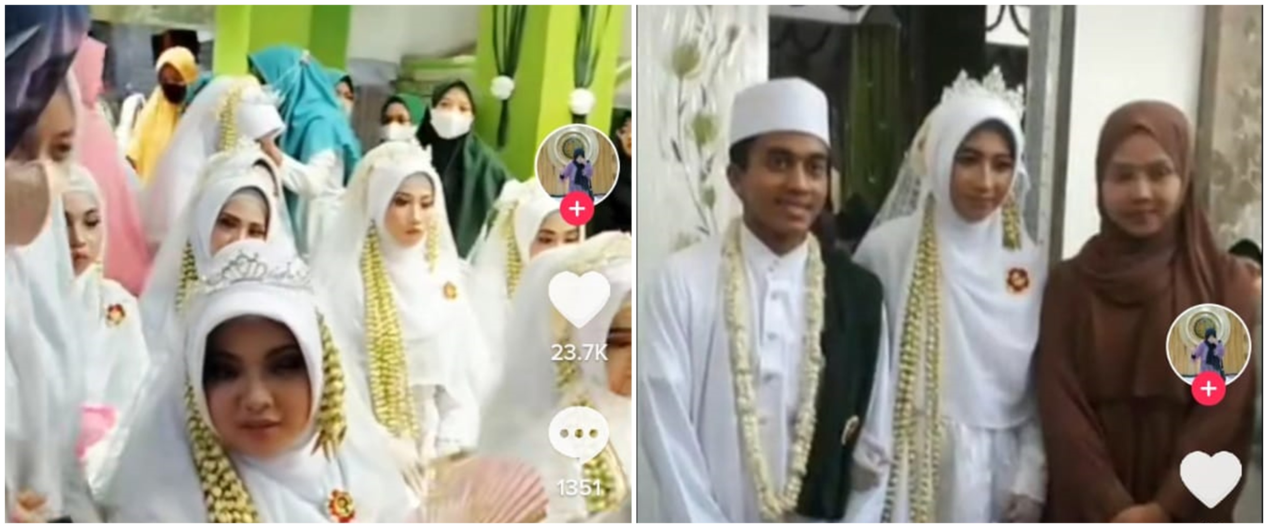 Nikah massal unik, baru tahu pasangannya 10 menit sebelum akad