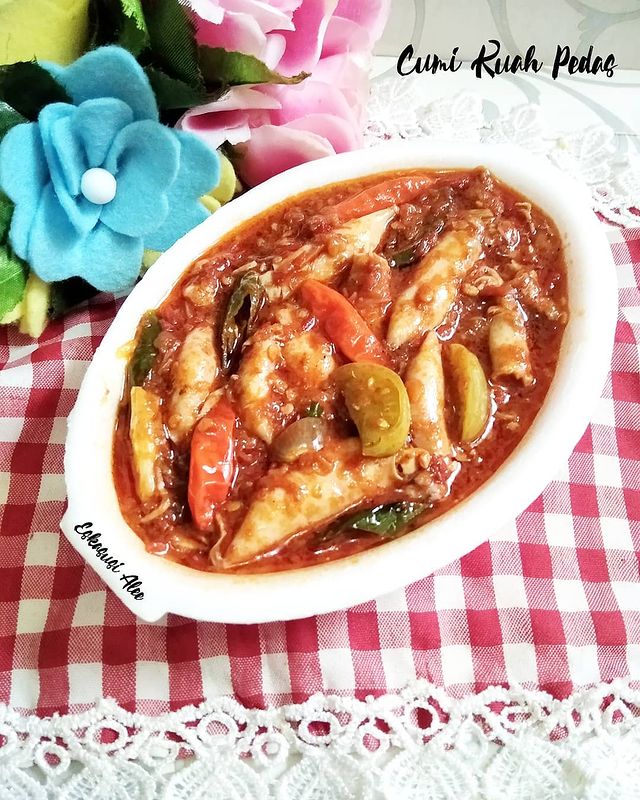 15 Resep olahan cumi asin bumbu merah, sederhana, praktis, dan enak