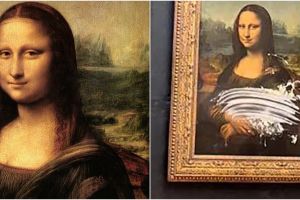 Lukisan Mona Lisa kembali diserang pengunjung