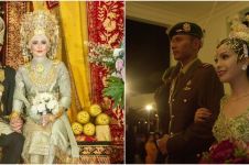 Usung konsep mewah, ini momen pernikahan 9 seleb dipersunting TNI