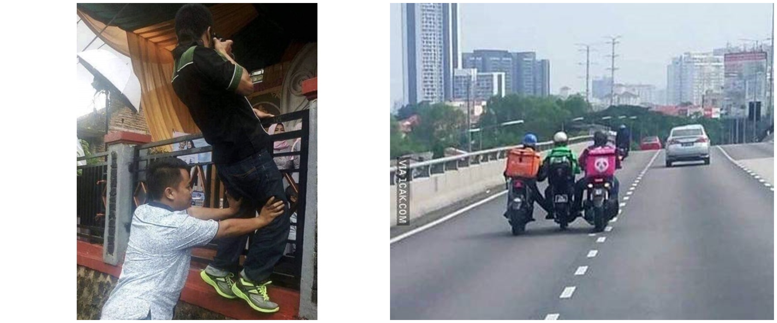 13 Potret lucu untung ada teman ini kompaknya bikin nyengir