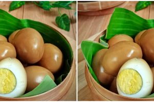 Cara membuat telur bacem, mudah dibuat, manis, dan gurih
