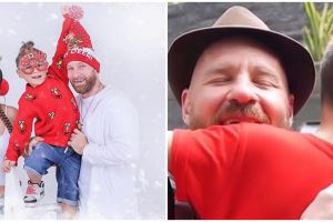 9 Momen Tyson Lynch beri kejutan untuk anak usai 6 bulan tak bertemu