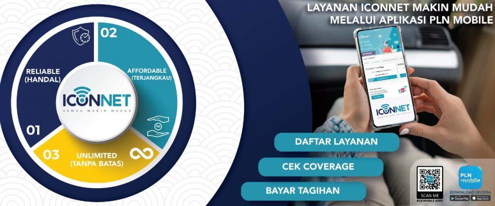 7 Cara bayar tagihan Iconnet, praktis lewat PLN Mobile