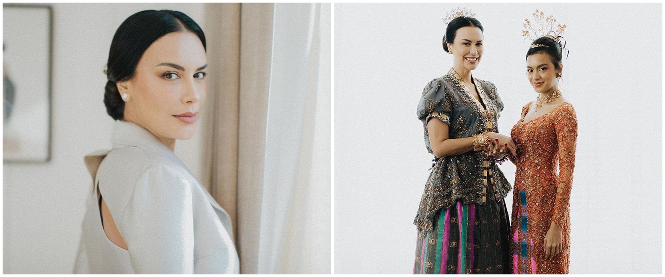 11 Potret Sophia Latjuba di pernikahan anak, cantiknya manglingi