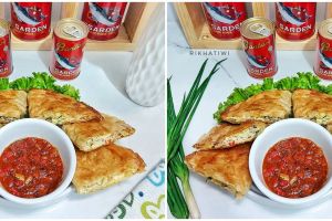 Resep martabak telur sarden, simpel dan menggugah selera