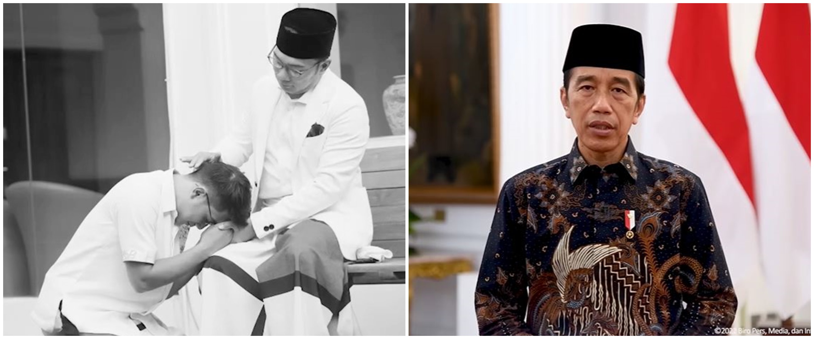 Ungkapan duka Presiden Jokowi, sebut Ridwan Kamil jadi teladan