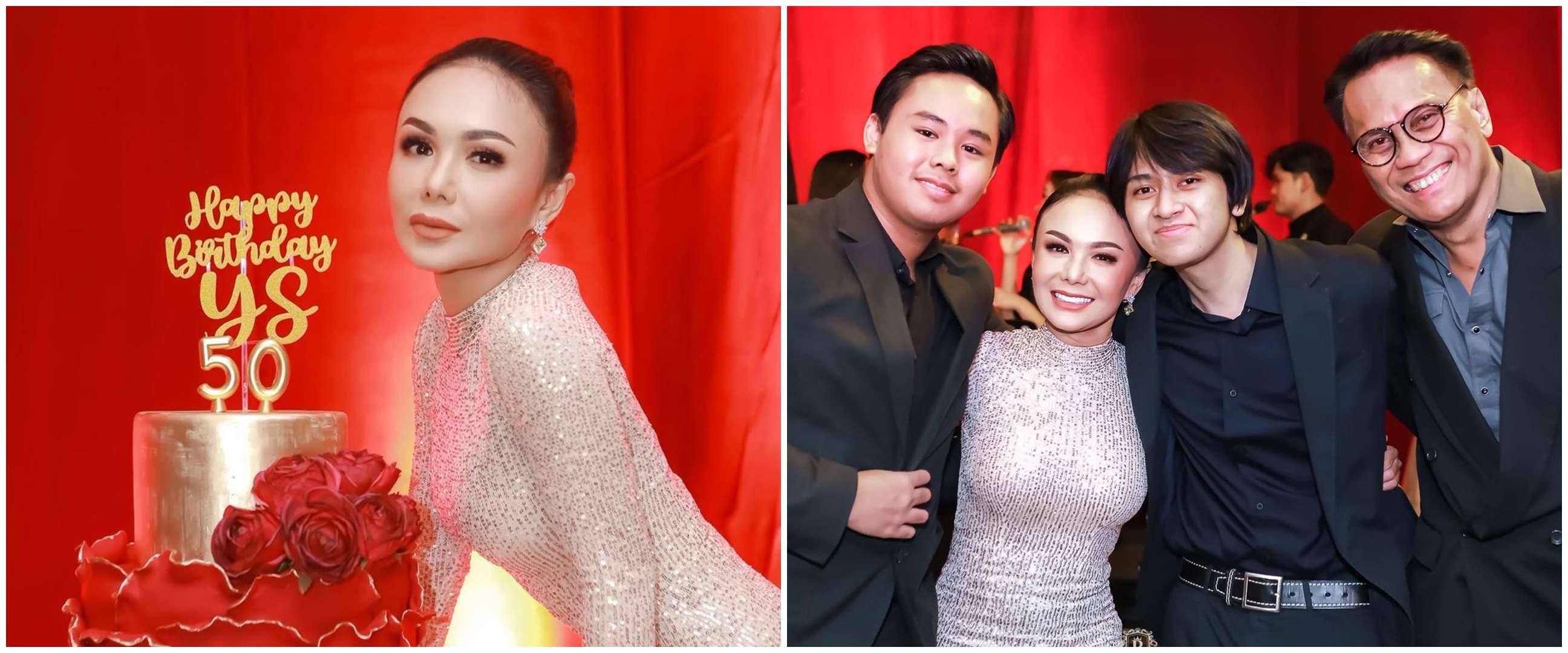 11 Momen ulang tahun Yuni Shara ke-50, mantan suami turut hadir