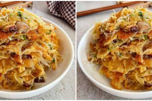 Resep telur dadar oriental, super praktis cuma dua langkah