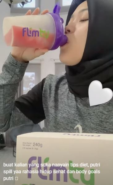 10 Makanan dan minuman pendamping olahraga ala Putri Delina, lebih fit