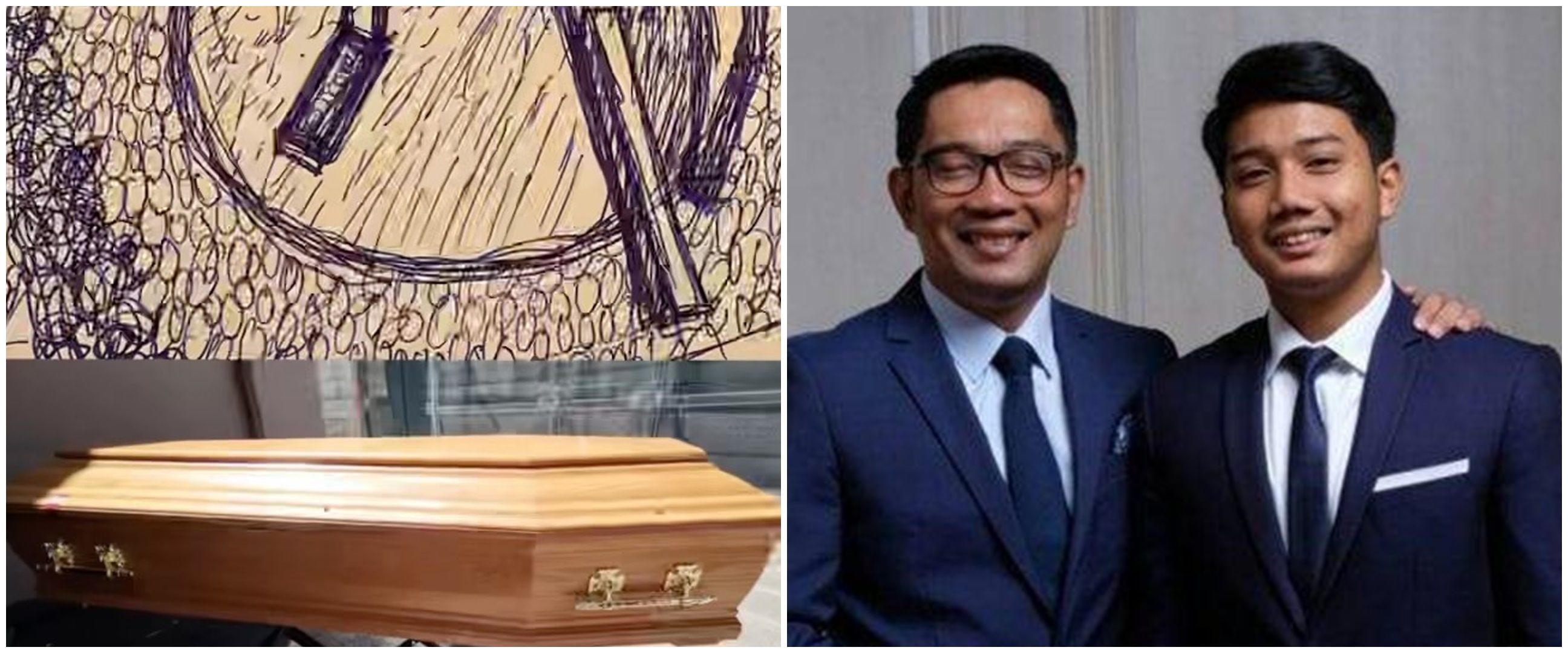 Ridwan Kamil unggah peti jenazah Eril dan desain makam untuk sang anak