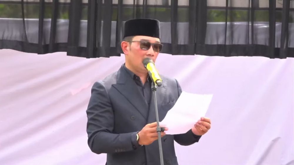 Pidato Ridwan Kamil di pemakaman Eril: Allah telah mencukupkan amalnya