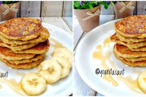 Resep banana sereal pancake, lembut, praktis, dan cocok buat sarapan