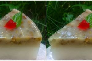 Resep puding kacang hijau, enak dan praktis cuma empat langkah