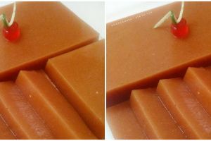 Resep puding santan gula merah, manis, enak, dan sederhana
