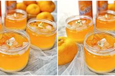 Resep puding sutra soda orange, segar dan cocok buat keluarga