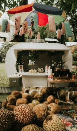 Pengantin datangkan pedagang kaki lima di acara resepsi, ini alasannya