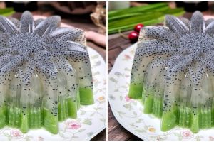 Cara membuat puding lidah buaya selasih, mudah dibuat dan menyehatkan