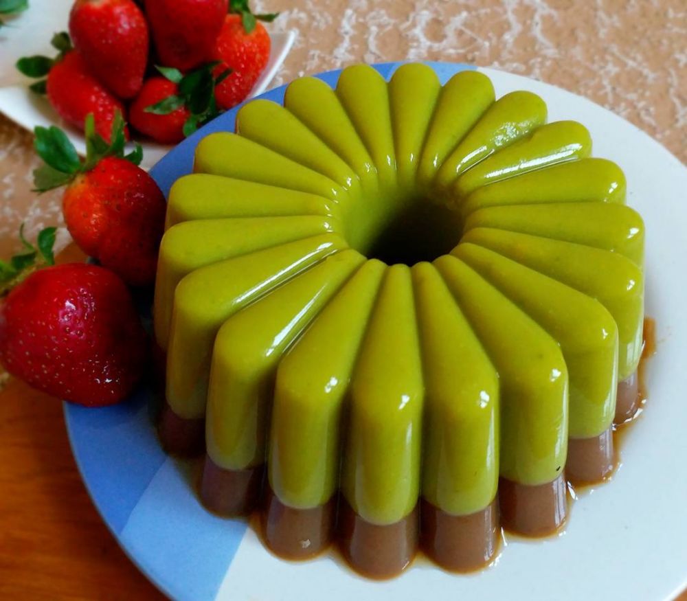 Resep puding alpukat cappucino, nikmat dan mudah dibuat