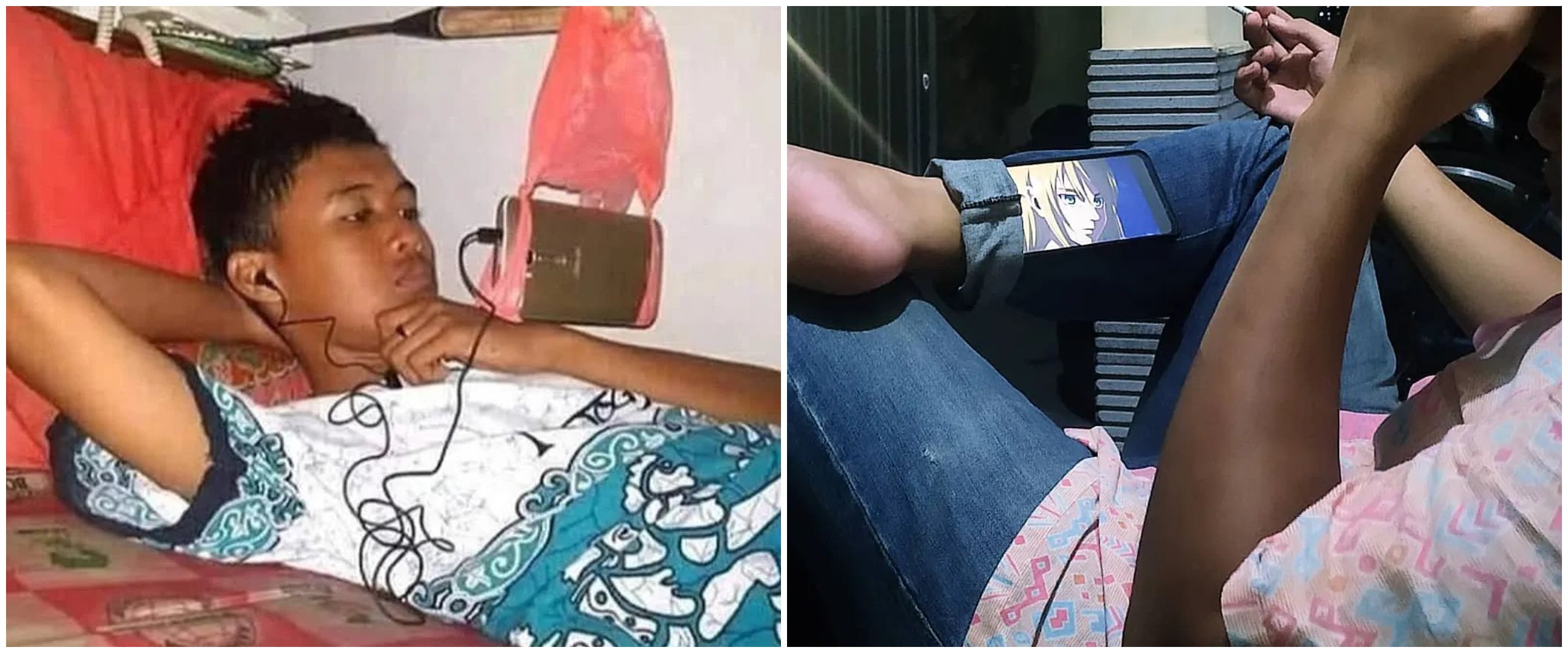 15 Life hack nyeleneh nonton di HP ini bikin tangan antipegal