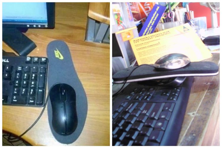 13 Potret kocak orang gunakan mousepad, kreatif parah