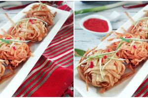 Resep bola pasta balut pangsit, lembut di dalam dan renyah di luar