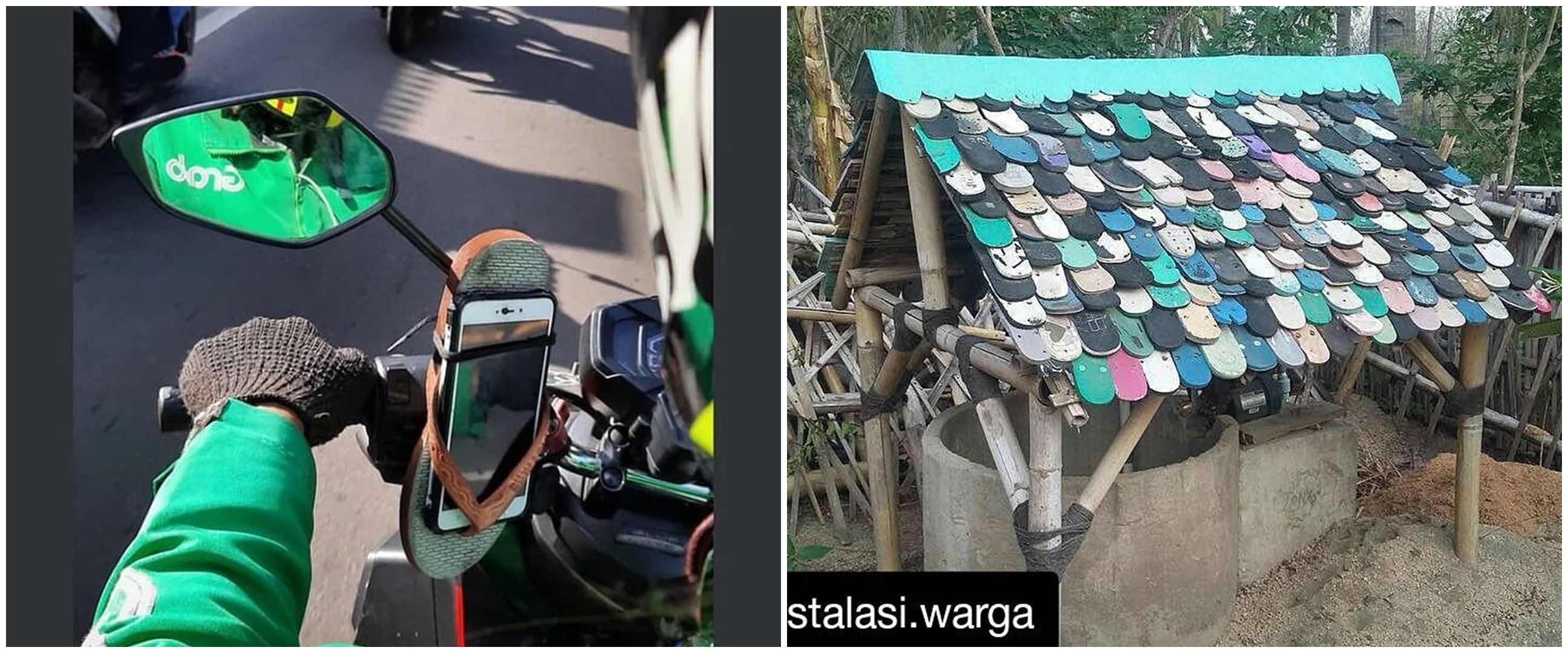 13 Life hack pakai sandal jepit ini kreatifnya bikin geleng kepala